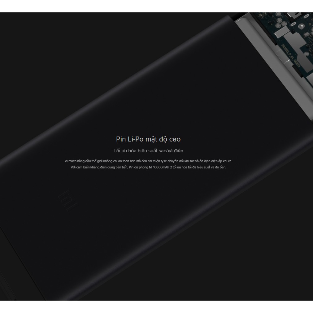 Pin sạc dự phòng Sạc nhanh Xiaomi10000mAh Redmi 20000mAh Sạc nhanh pin Fast Charge Power Bank chính hãng