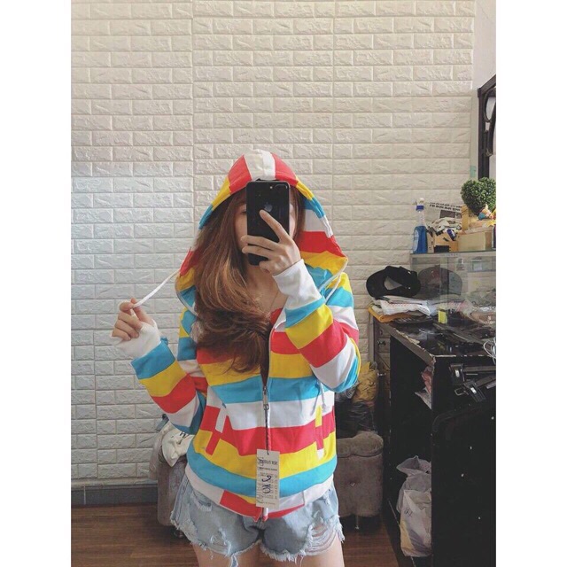 Áo Chống Nắng - Áo Khoác 7 Sắc Cầu Vồng - Tay Dài Xỏ Ngón | BigBuy360 - bigbuy360.vn