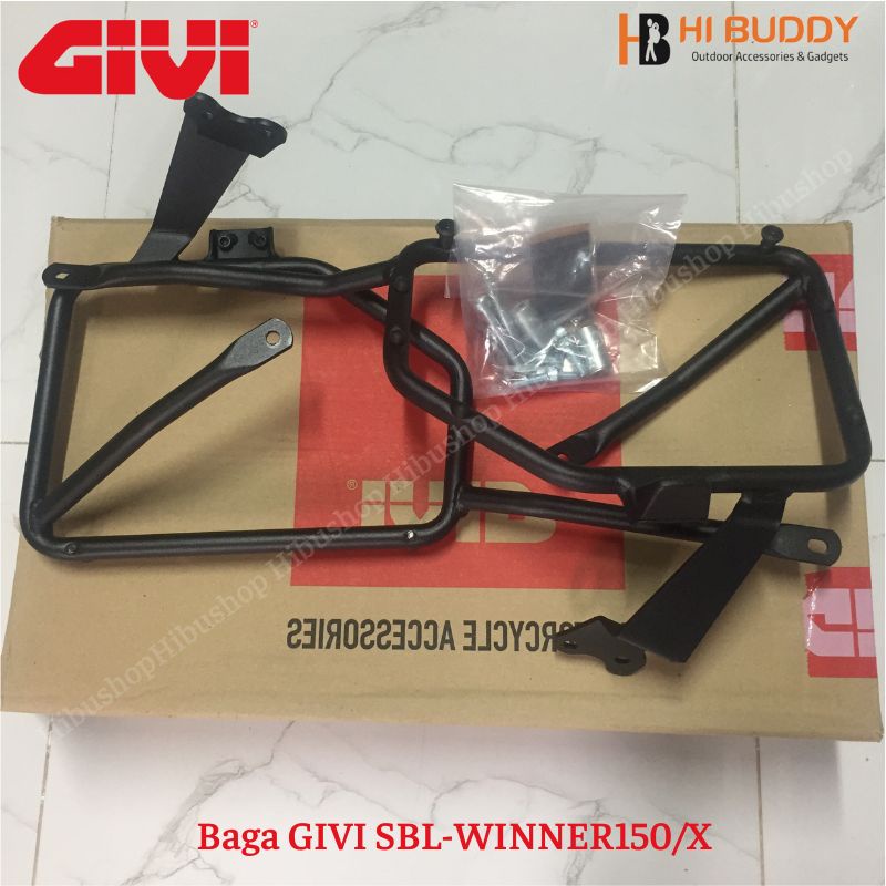 Baga Hông SBL 2000 , SBL Exciter155, SBL Winner 150/X, SBL Fz150 Fi, SBL Adv 150..Thùng Hông Givi E22N - 22 Lít
