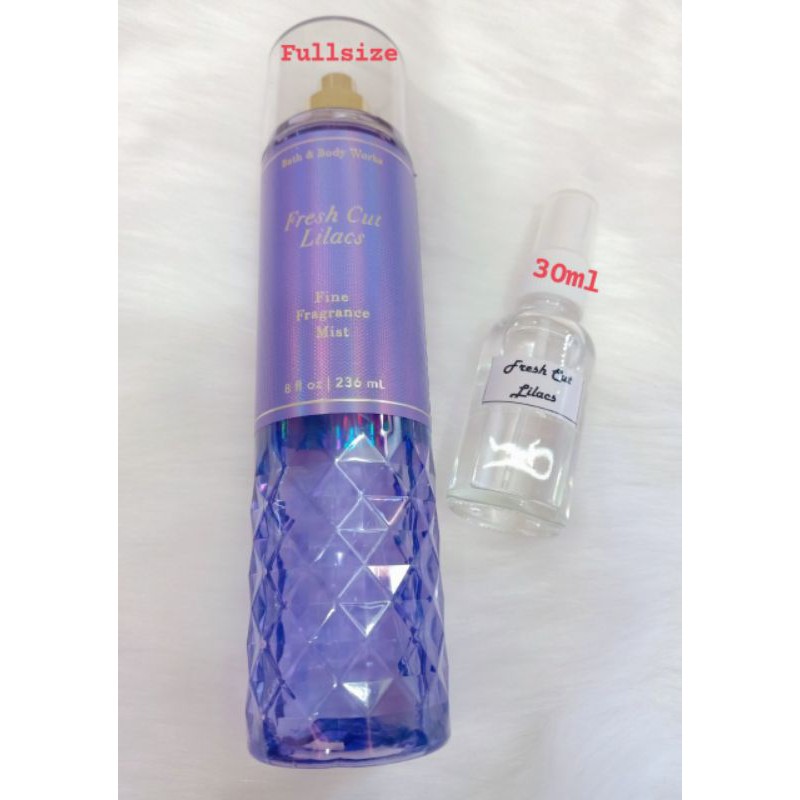 (30ML) XỊT THƠM FRESH LILACS BATH AND BODYWORKS