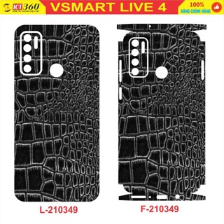 Dán Lưng Skin VSMART LIVE 4 - Vân Da