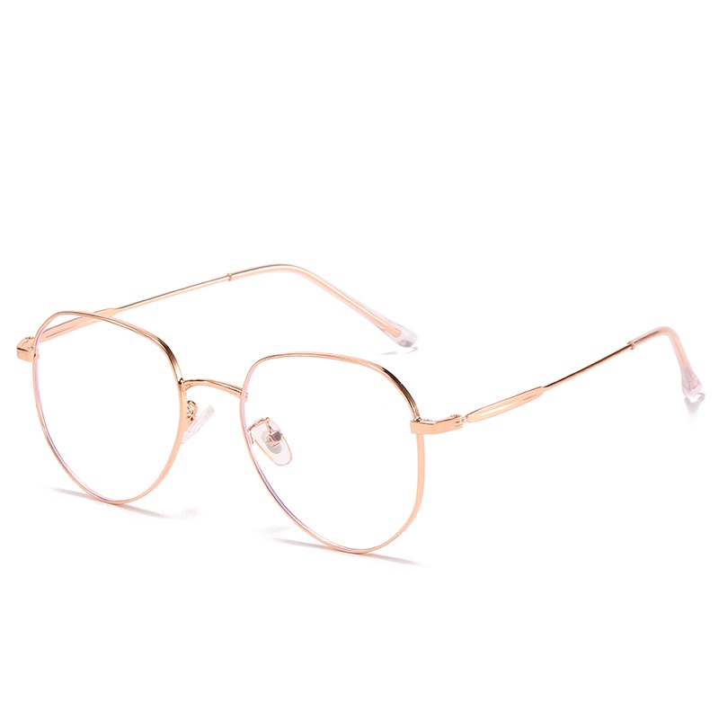 Mắt Kính Cận Thị Gọng Màu Xanh Dương Nhạt Cho Nam Nữ