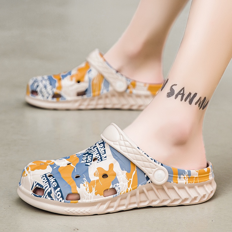 Giày Sandal Hai Lỗ Thoáng Khí Trọng Lượng Nhẹ Thoải Mái Thời Trang Mùa Hè Dành Cho Nam 2218-1