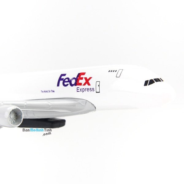 Mô hình máy bay FedEx Express Airbus A380 16cm Everfly