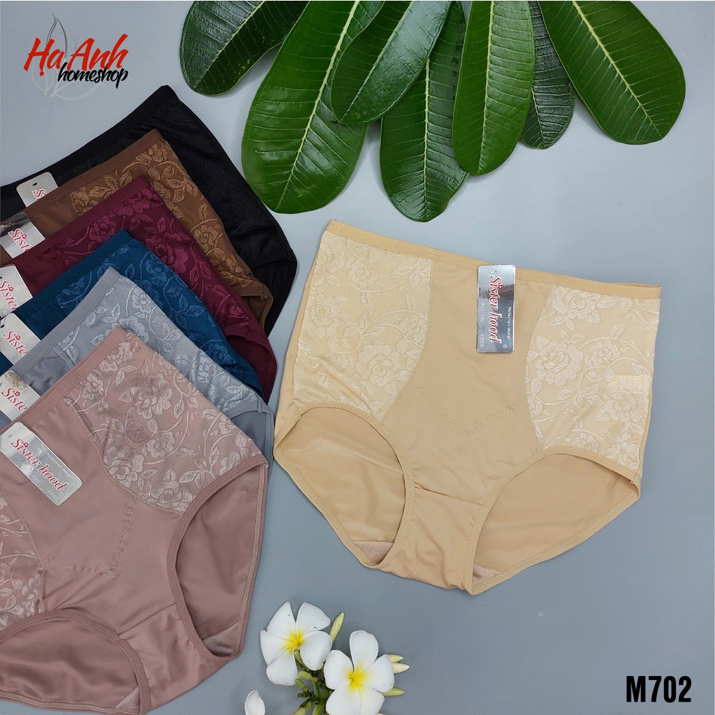 Quần lót nữ Sister Hood Thái Lan 702 (60-70kg) - Quần cạp cao ôm bụng