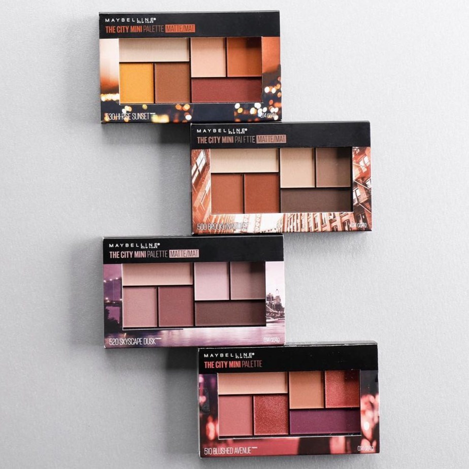 Bảng Phấn Mắt 6 Ô Maybelline The City Mini Palette 6.1g