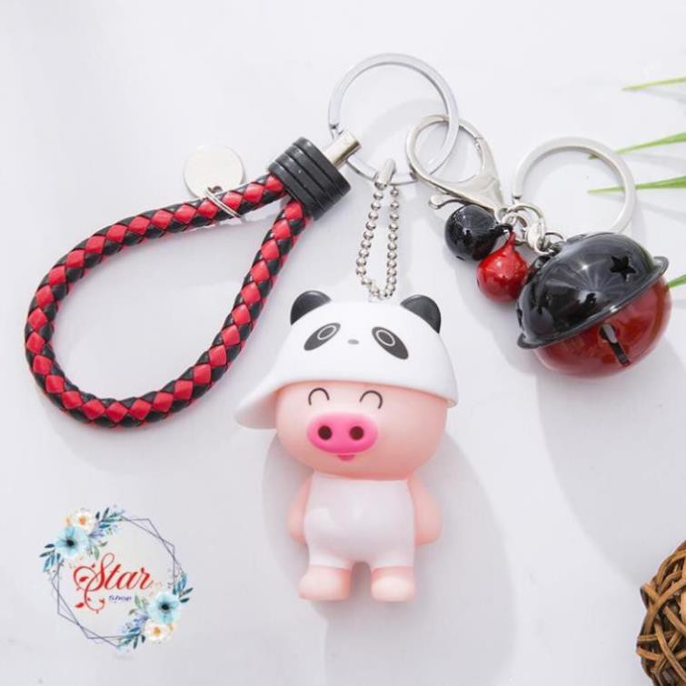 Móc Khóa Chuông Hình Lợn Kute A05