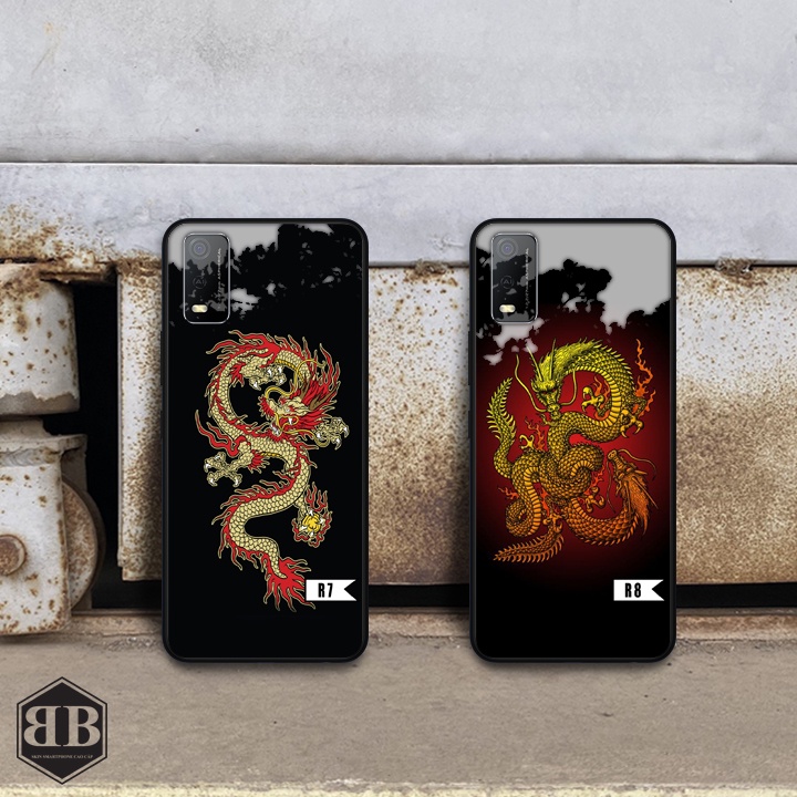 Ốp lưng kính cường lực Vivo Y3S nhiều mẫu rồng mới