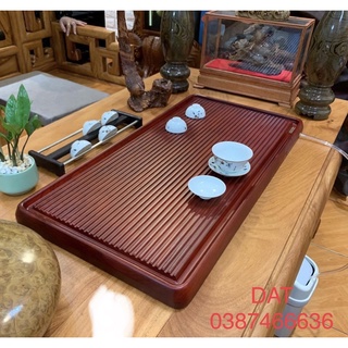 Khay trà gỗ hương: dat 1011