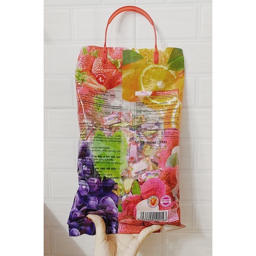 KẸO 4 MÙA HƯƠNG TRÁI CÂY GÓI TO 650G