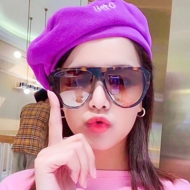 Kính mát tròng mờ phong cách cổ điển sành điệu cho nam và nữ