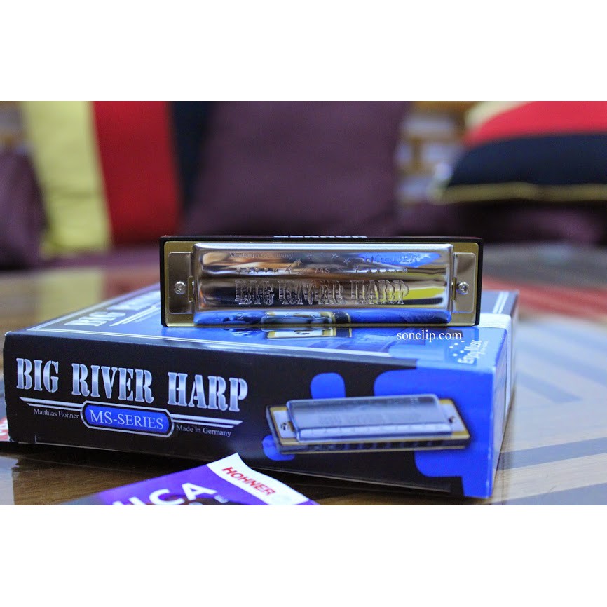 Diatonic Harmonica Hohner Big River Harp ( Full Tone, Key A, Bb, C, D ,E, F, G ) Nhập Khẩu Đức - Phân phối Sol.G