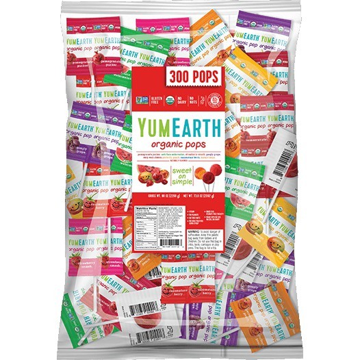 [Mã GROSALE2703 giảm 8% đơn 250K] Kẹo mút hữu cơ Yumearth trái cây, kẹo dẻo gummy - yummy Organic Pops | BigBuy360 - bigbuy360.vn