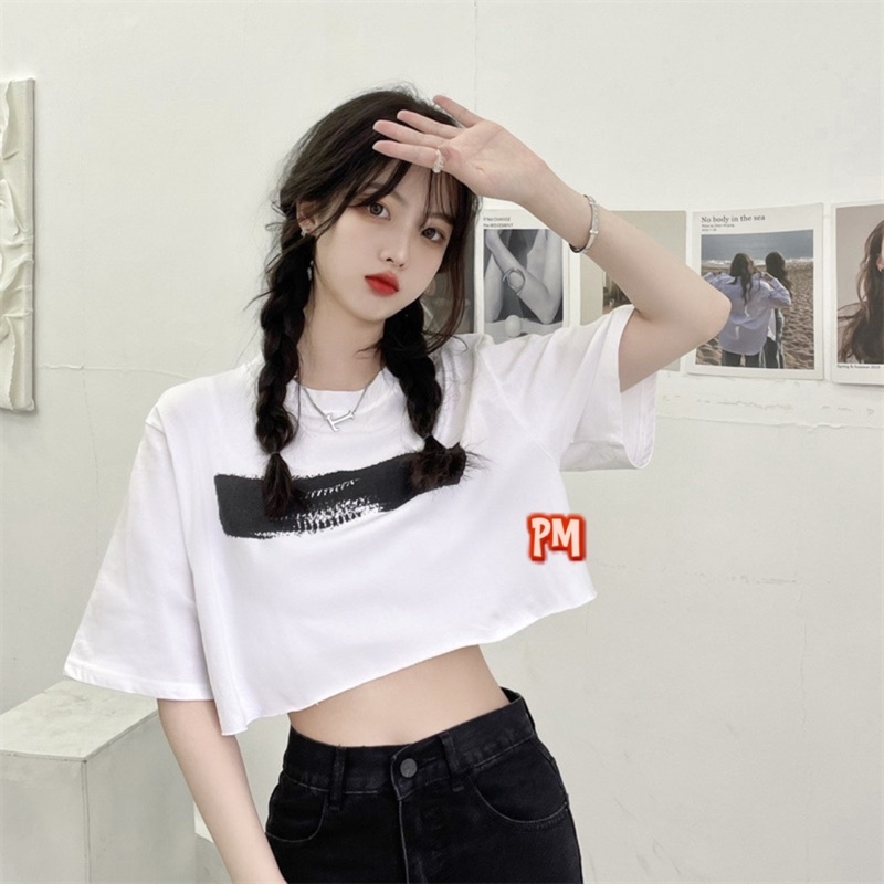 Áo croptop vệt ngực PM11