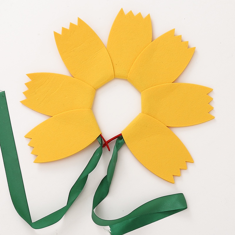 Băng Đô Hình Hoa Hướng Dương Phong Cách Hàn Quốc