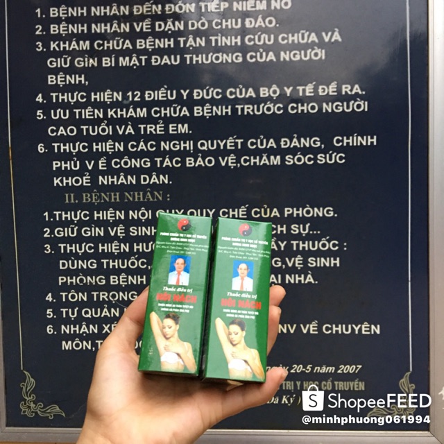 Combo 2 lọ bột khử mùi hôi nách Dương minh ngọc