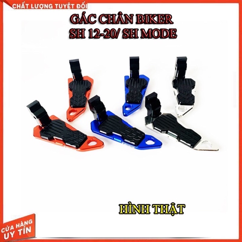 Gác chân sau biker Sh more 2012-2021 nhôm cnc cực sịn
