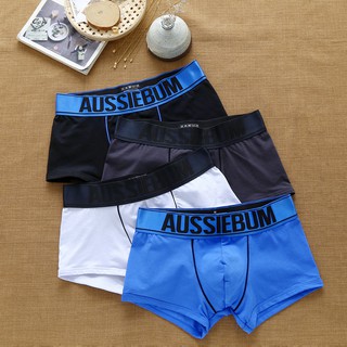 Quần Lót Boxer Vải cotton Thấm Hút Mồ Hôi Tốt Thoải Mái Cho Nam