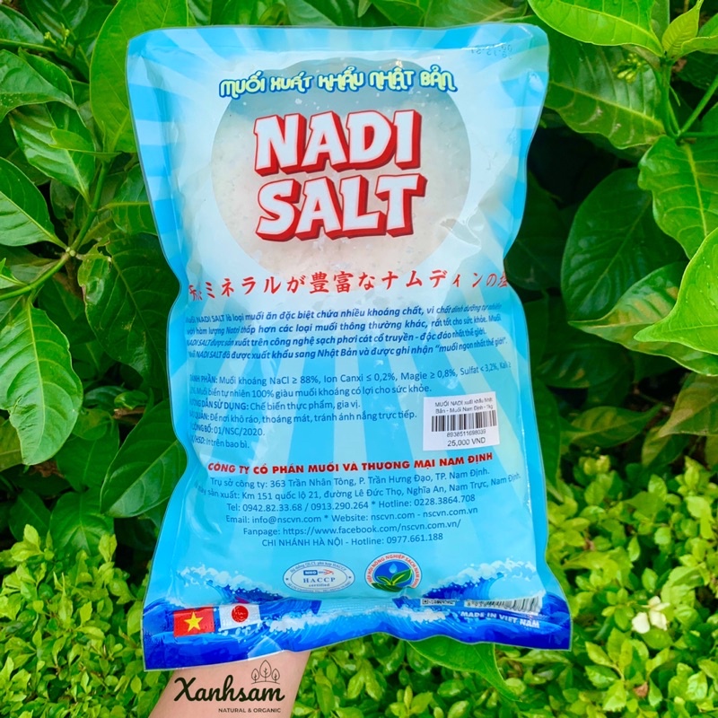 Muối NADI SALT Xuất Khẩu Nhật Bản 1kg - XanhSam