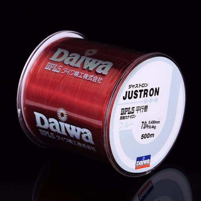 Cước câu cá siêu bền_DAIWA JUSTRON Dài 500m_Màu trắng, đỏ, xanh,xanh lục, xanh dương_Dụng cụ câu cá