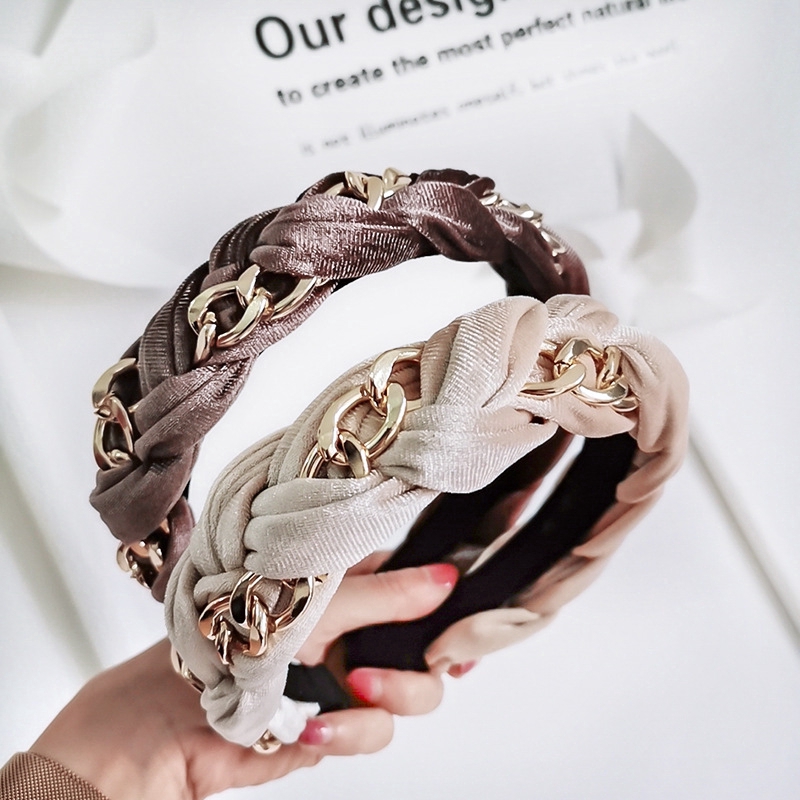 Cài tóc vải nhung thiết kế kiểu Hàn Quốc sang trọng dành cho nữ