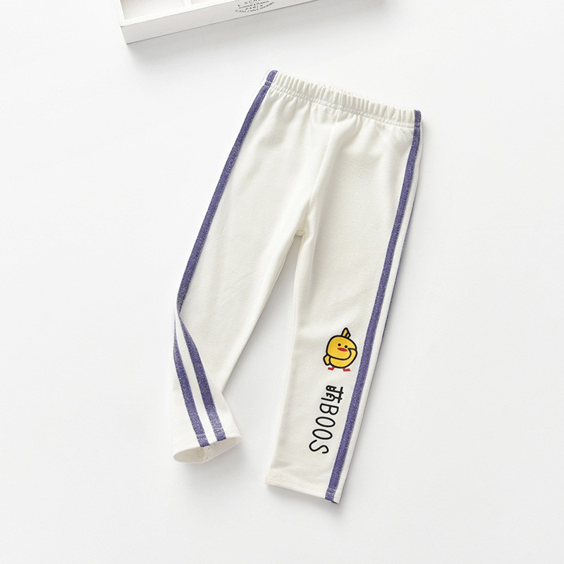 Quần legging co giãn in họa tiết dễ thương dành cho bé gái