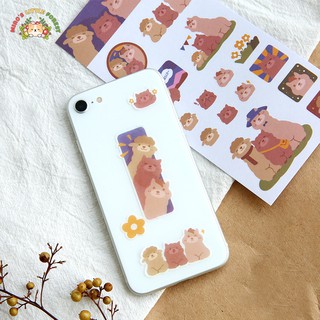 STICKER GIẤY WASHI ALPACA | MST364