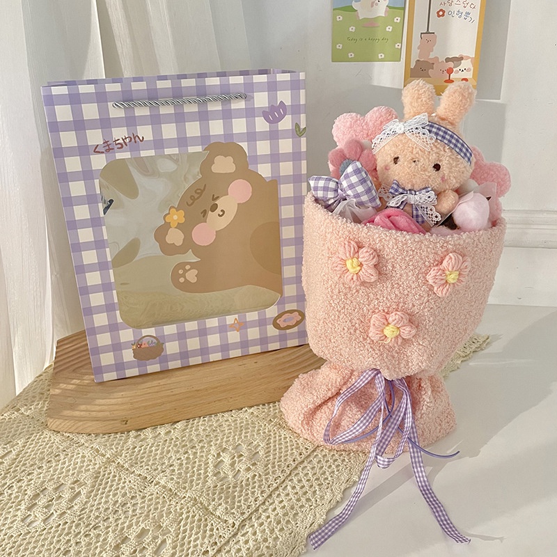 SANRIO Bó Hoa Cinnamoroll Dễ Thương Dùng Làm Quà Tặng Giáng Sinh / Valentine