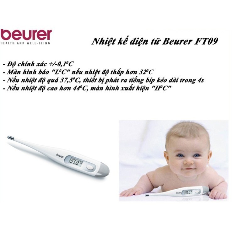 Nhiệt Kế Nhỏ Đầu Cứng Beurer FT09