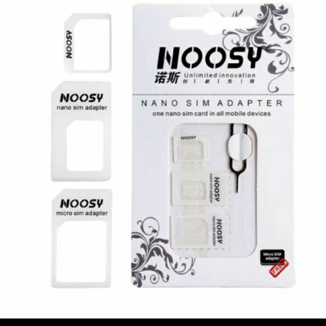 Bộ chuyển đổi SIM Noosy MicroSIM NanoSIM Adapter