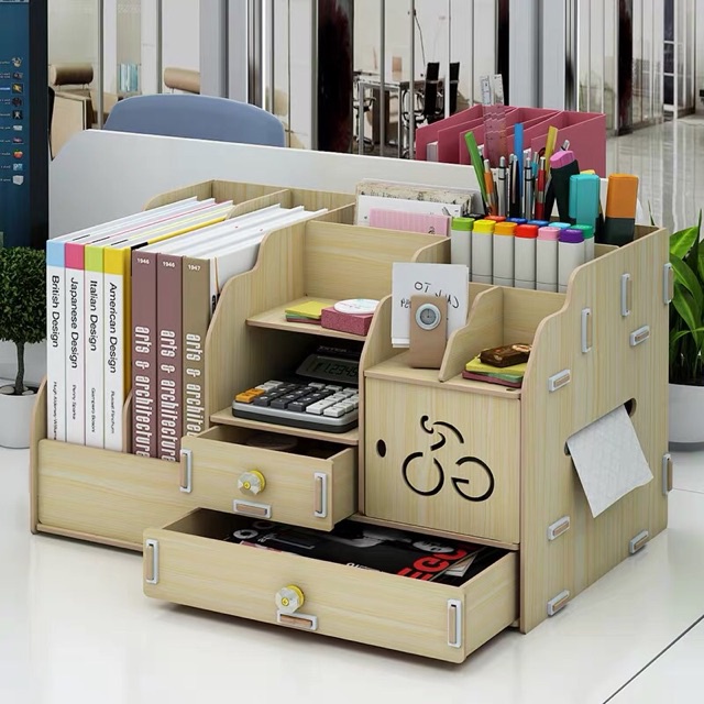 Kệ sách gỗ để bàn VP03