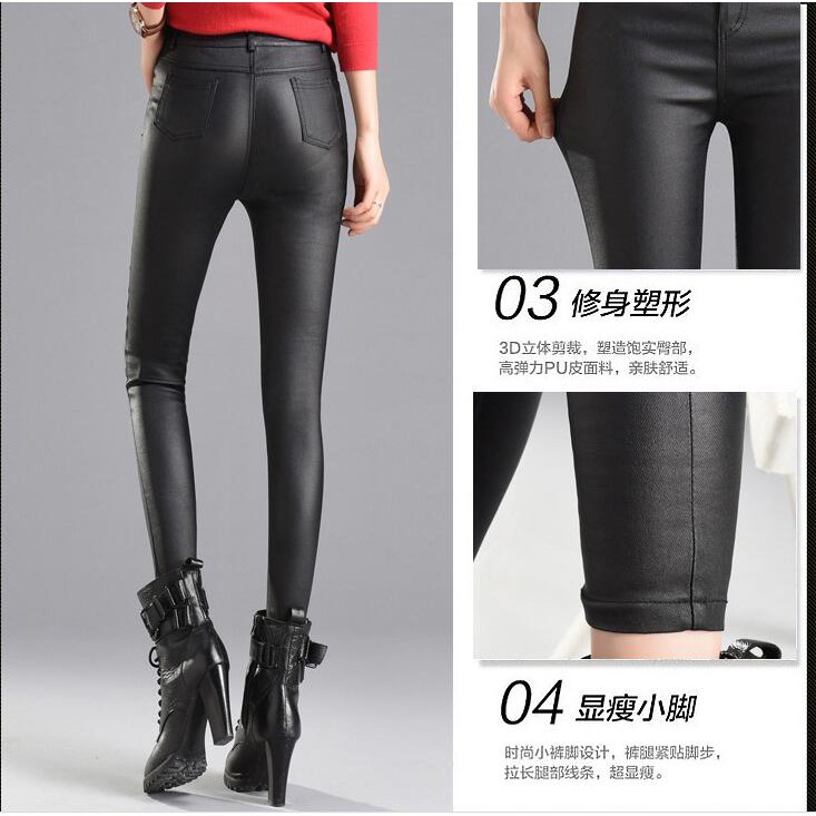 Quần legging da lưng cao xinh xắn dành cho nữ | BigBuy360 - bigbuy360.vn