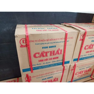 Combo 6 can Nước Mắm Cát Hải Cốt Cá Nhâm 2L
