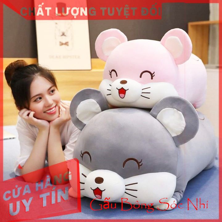 ⚡Flash Sale⚡ Gấu Bông Gối Ôm Chuột Cao Cấp 75cm - Hàng Việt Nam Chất Lượng Cao