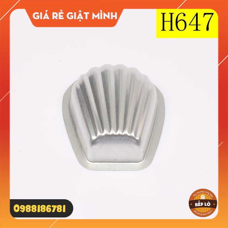 Khuôn sò XINH XẮN làm bánh nướng, thạch, bánh pudding H647