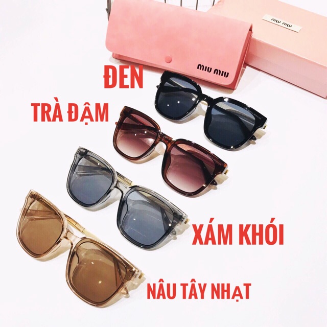 [Mã FARSSTGRE giảm 5K đơn bất kỳ] KÍNH MÁT KÍNH RÂM NAM NỮ GM HÀN QUỐC GỌNG VUÔNG CAO CẤP | BigBuy360 - bigbuy360.vn