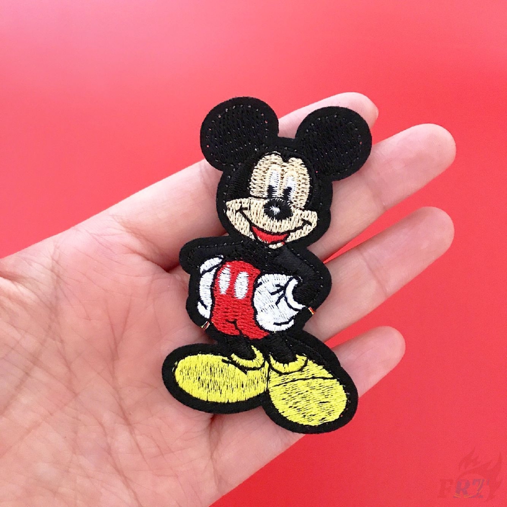 Miếng dán ủi thêu hình chuột Mickey miney
