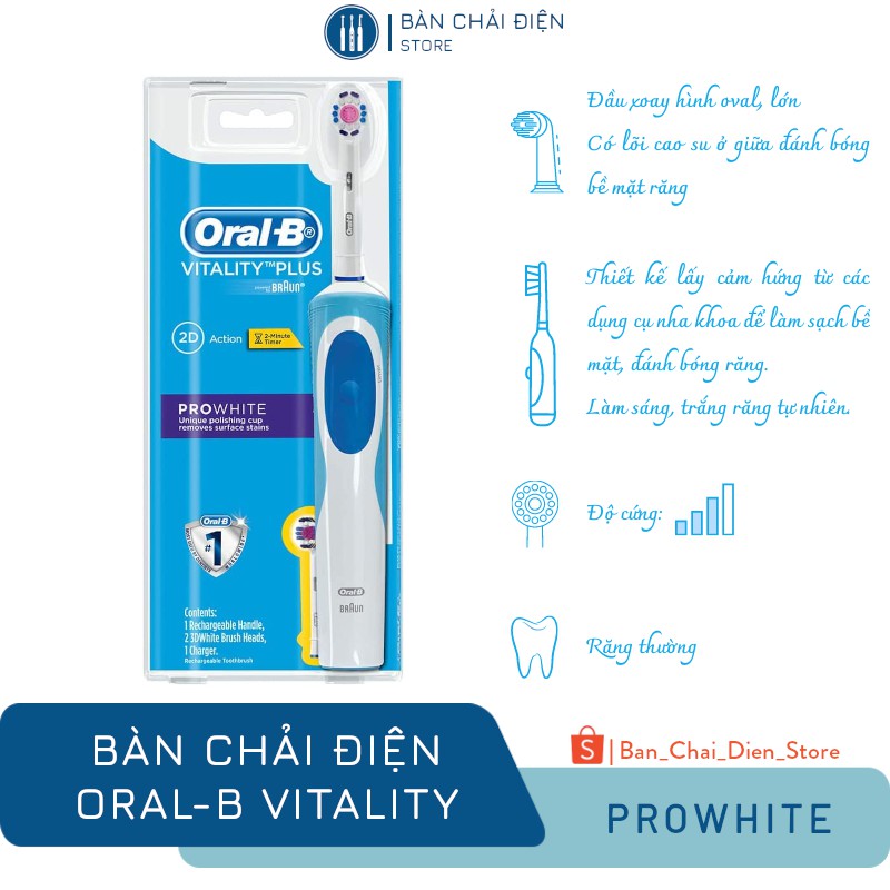 Bàn Chải Đánh Răng Điện Oral-B Vitality