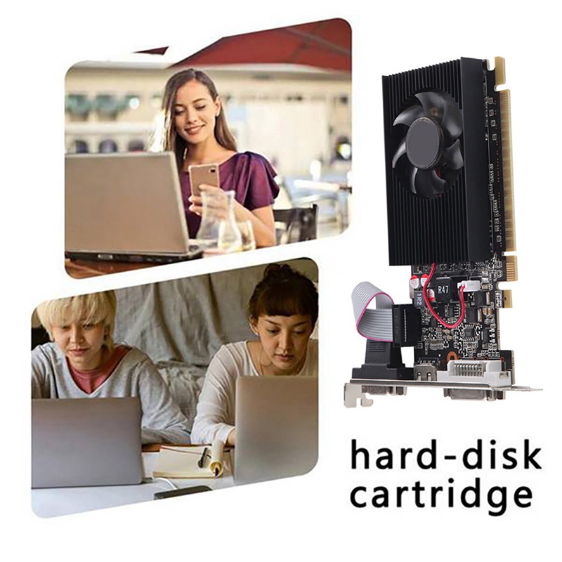 Thẻ Đồ Họa Máy Tính Siêu Mỏng GT 610 1G 1GB 64Bit DDR3 810 / 500MHz PCI-E 1.1 X16