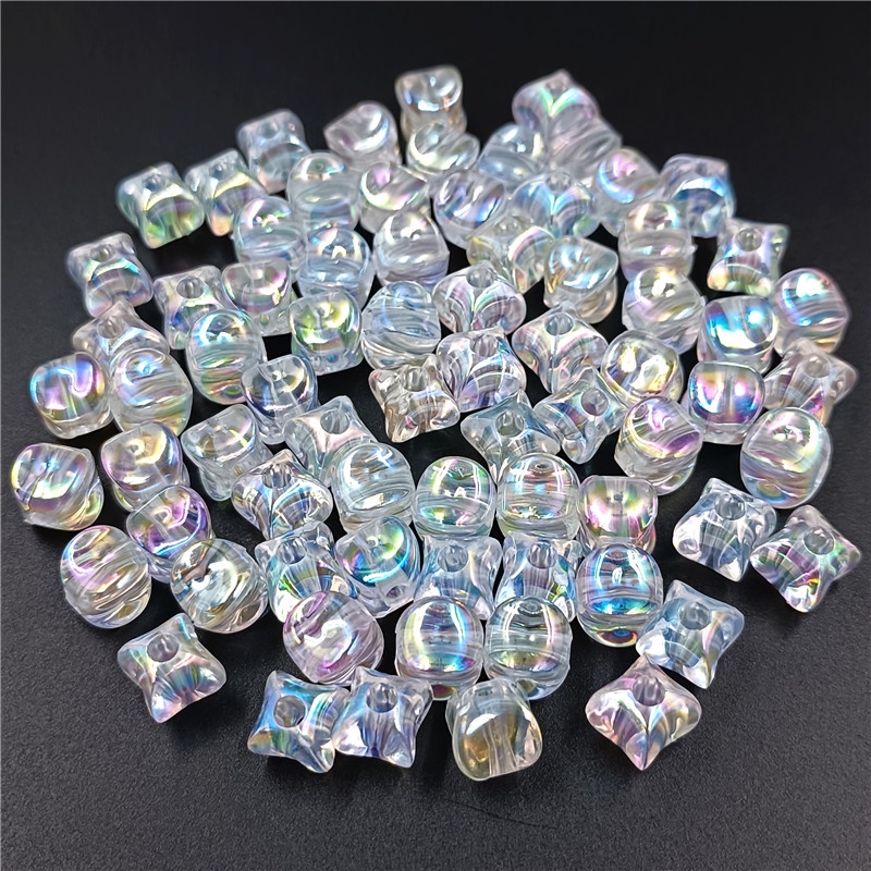 Túi 20 Hạt Nhựa Acrylic 9mm Nhiều Màu Sắc Dùng Làm Trang Sức DIY