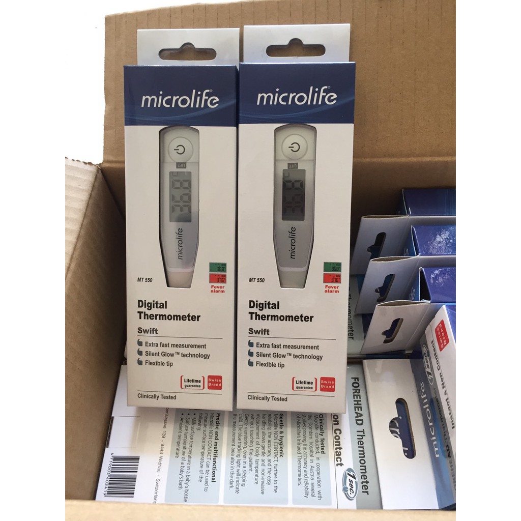 Nhiệt kế điện tử đầu mềm không thấm nước Microlife MT550