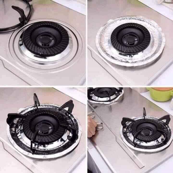 Combo 10 miếng lót bếp ga tròn. | BigBuy360 - bigbuy360.vn