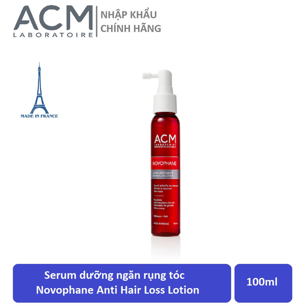 SERUM DƯỠNG NGĂN RỤNG VÀ KÍCH THÍCH MỌC TÓC NOVOPHANE ANTI HAIR LOSS LOTION 100ml