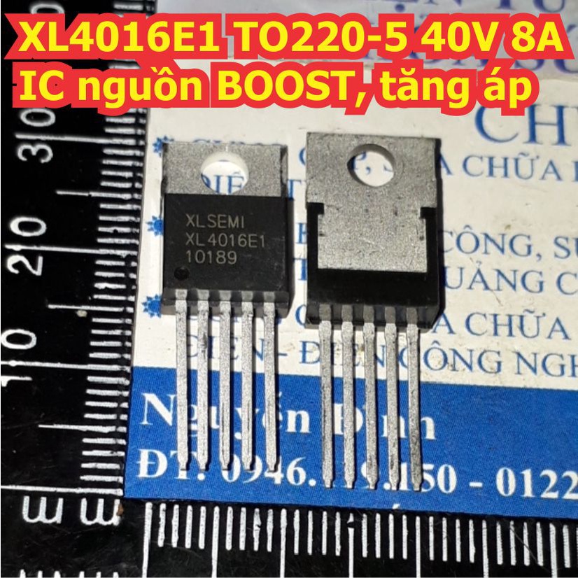 XL4016E1 XL4016 TO220-5 40V 8A IC nguồn BOOST, tăng áp kde2819