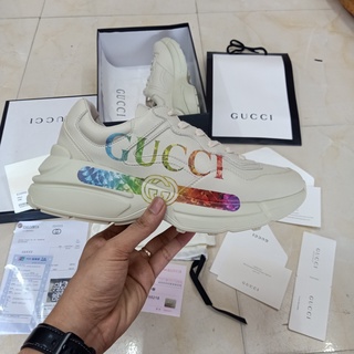 Giày Gucci Rhyton Chunky Logo Chữ Ngang 5D Cao Cấp