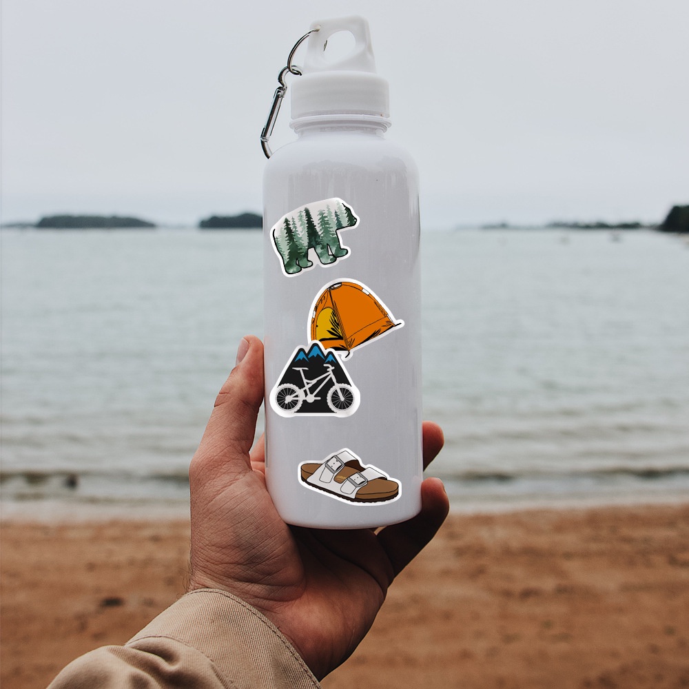 Set 200 / 100 / 50 miếng dán chống thấm nước họa tiết graffiti trang trí vali / laptop / điện thoại