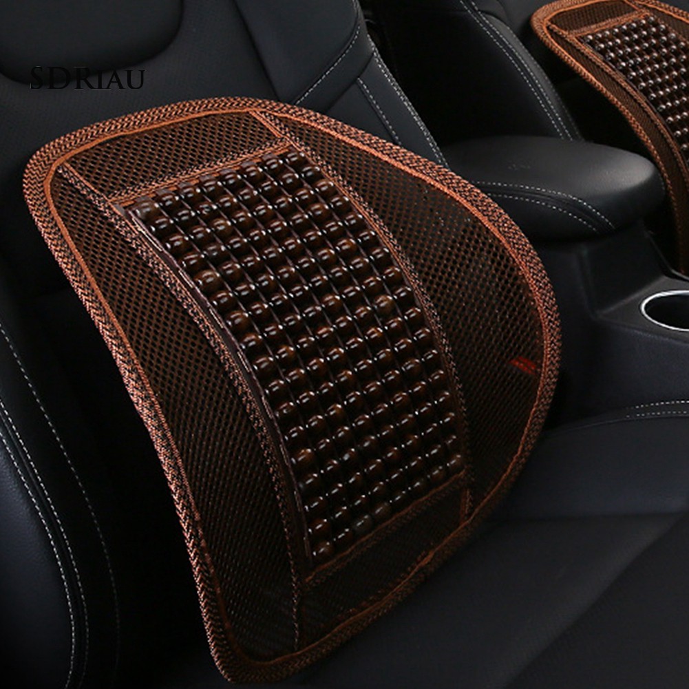 Đệm Hạt Gỗ Mát Xa Lưng Gắn Ghế Ngồi Xe Hơi / Văn Phòng Tiện Dụng