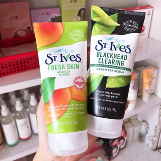 [SALE SỐC] Sữa rửa mặt tẩy da chết st ives blacked clearning