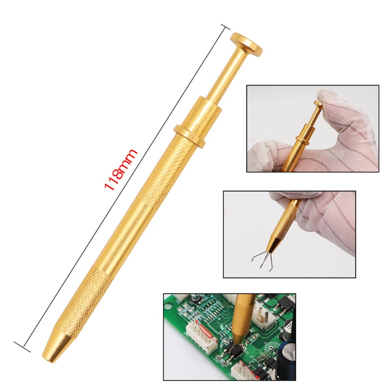 Bút gắp linh kiện điện tử nhỏ kích thước 4.64 inch với 4 chấu móc gắp chuyên dụng