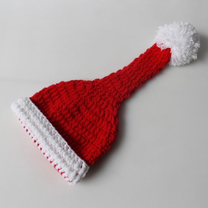 Bộ Trang Phục Chụp Ảnh Gồm Áo + Quần + Mũ Ông Già Noel Cho Bé Sơ Sinh